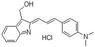 CAS 登录号：124530-40-1， [(2E)-2-[(E)-3-(4-二甲基氨基苯基)丙-2-烯亚基]吲哚-3-基]甲醇盐酸盐