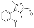 结构式 CAS# 124678-35-9, 1-(2-甲氧基-苯基)-2,5-二甲基-1H-吡咯-3-甲醛