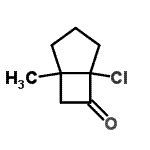 CAS 登录号：124809-22-9， 5-氯-1-甲基双环[3.2.0]庚烷-6-酮