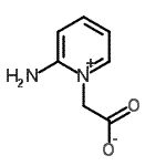 structure of CAS# 126202-06-0, (2-Amino-1-Pyridiniumyl)Acetate;(2-Imino-2H-pyridin-1-yl)-acetic acid;1(2H)-Pyridineaceticacid,2-imino-;2-(2-iminopyridin-1(2H)-yl)acetic acid