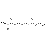 structure of CAS# 126245-80-5, Ethyl 8-Methyl-7-Oxononanoate;ethyl-8-methyl-7-oxononanoate