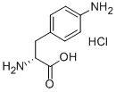 structure of CAS# 126257-07-6, 4-Amino-D-Phenylalanine Hydrochloride