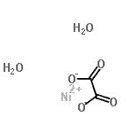 结构式 CAS# 126956-48-7, 镍(2+)草酸盐水合物(1:1:2)