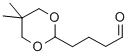 structure of CAS# 127600-13-9, 4-(5,5-Dimethyl-1,3-Dioxan-2-Yl)Butanal;4-(5,5-Dimethyl-1,3-Dioxan-2-Yl)Butyraldehyde;Zinc02583433