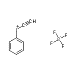 结构式 CAS# 127783-34-0, 乙炔基(苯基)碘鎓四氟硼酸盐