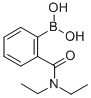 结构式 CAS# 129112-21-6, B-[2-[(二乙基氨基)羰基]苯基]-硼酸