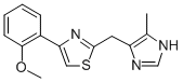 CAS#: 129486-32-4， 4-(2-Methoxyphenyl)-2-[(5-Methyl-1H-Imidazol-4-Yl)Methyl]-1,3-Thiazole