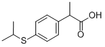CAS#: 129602-93-3， 2-(4-Propan-2-Ylsulfanylphenyl)Propanoic Acid