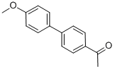 结构式 CAS# 13021-18-6, 1-(4'-甲氧基[1,1'-联苯]-4-基)-乙酮