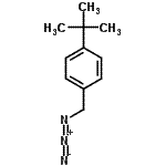 结构式 CAS# 130231-58-2, 1-(叠氮基甲基)-4-(2-甲基-2-丙基)苯