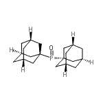 结构式 CAS# 131266-79-0, 二-(3S,5S,7S)-金刚烷-1-基膦氧化物