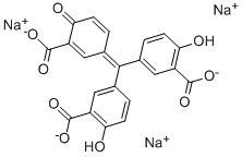 结构式 CAS# 13186-45-3, 金精三羧酸三钠盐