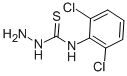 结构式 CAS# 13207-55-1, 2-(2,6-二氯苯基)-肼基硫代甲酰胺