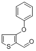 structure of CAS# 132706-25-3, 3-Phenoxy-2-Thiophenecarboxaldehyde;3-PHENOXYTHIOPHENE-2-CARBOXALDEHYDE;3-Phenoxy-Thiophen-2-Carbaldehyde;3-PHENOXYTHIOPHENE-2-CARBALDEHYDE