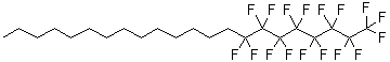 structure of CAS# 133310-72-2, 1,1,1,2,2,3,3,4,4,5,5,6,6,7,7,8,8-Heptadecafluorodocosane;1-(Perfluoro-n-octyl)tetradecane;1-(Perfluorooctyl)tetradecane;Perfluoronoctyltetradecane