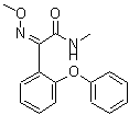 structure of CAS# 133408-51-2, (2Z)-2-(Methoxyimino)-N-Methyl-2-(2-Phenoxyphenyl)Acetamide;(E)-Metominostrobin;(Z)-2-Methoxyimino-N-methyl-2-(2-phenoxyphenyl)acetamide;(Z)-Metominostrobin