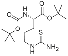 结构式 CAS# 133565-49-8, N5-(氨基硫代甲酰)-N2-[(1,1-二甲基乙氧基)羰基]-L-鸟氨酸叔丁酯