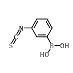 structure of CAS# 133887-74-8, (3-Isothiocyanatophenyl)Boronic Acid;3-Isothiocyanophenylboronic acid