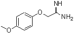 结构式 CAS# 133915-35-2, 2-(4-甲氧基苯氧基)乙脒