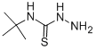 structure of CAS# 13431-39-5, N-(1,1-Dimethylethyl)-Hydrazinecarbothioamide;N1-(TERT-BUTYL)HYDRAZINE-1-CARBOTHIOAMIDE;N-(Tert-Butyl)Hydrazinecarbothioamide;4-TERT-BUTYL-3-THIOSEMICARBAZIDE