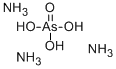 structure of CAS# 13462-93-6, Ammonium Dihydrogenarsenate;Ammonium Dihydrogen Arsorate;Ammonium Arsenate (Ortho);Ammonium Dihydrogenarsenate