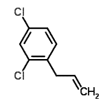 结构式 CAS# 135439-18-8, 1-烯丙基-2,4-二氯苯