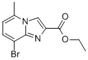 structure of CAS# 135995-45-8, 8-Bromo-5-Methyl-Imidazo[1,2-a]Pyridine-2-Carboxylic Acid Ethyl Ester;Ethyl  8-Bromo-5-Methylimidazo[1,2-A)Pyridine-2-