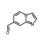 structure of CAS# 136117-73-2, Imidazo[1,2-a]Pyridine-7-Carbaldehyde;imidazo[1,2-a]pyridine-7-carbaldehyde;Imidazo[1,2-a]pyridine-7-carboxaldehyde;MFCD09910326