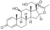 structure of CAS# 13649-57-5, 21-Desacetyl Deflazacort;21-Desacetyl-Deflazacort;21-Hydroxy-Df;21-Hydroxy-Deflazacort
