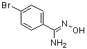 structure of CAS# 13808-65-6, 4-Bromo-N'-Hydroxybenzenecarboximidamide;(4-bromophenyl)(hydroxyimino)methylamine;(e)-4-bromo-n'-hydroxybenzimidamide;4-Bromo-3-phenyl-1(2)H-pyrazole