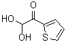结构式 CAS# 138380-43-5, 2,2-二羟基-1-(2-噻吩基)-乙酮