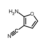 结构式 CAS# 139370-56-2, 2-氨基-3-糠腈