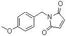 structure of CAS# 140480-96-2, 1-(4-Methoxybenzyl)-1H-Pyrrole-2,5-Dione;