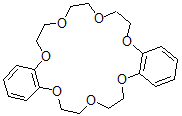 structure of CAS# 14098-41-0, [2,5]-Dibenzo-21-Crown-7;6,7,9,10,12,13,20,21,23,24-Decahydrodibenzo[B,K][1,4,7,10,13,16,19]Heptaoxacyclohenicosine;T0401-0083;477249_Aldrich