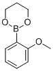 structure of CAS# 141522-26-1, 2-(2-Methoxyphenyl)-1,3,2-Dioxaborinane;2-Methoxybenzeneboronic Acid, Propanediol Cyclic Ester 97%;2-Methoxybenzeneboronic Acid 1,3-Propanediol Ester, 97%;2-METHOXYBENZENEBORONIC ACID, PROPANEDIOL CYCLIC ESTER