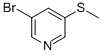 structure of CAS# 142137-18-6, 3-Bromo-5-(Methylthio)-Pyridine;3-Bromo-5-(Methylthio)Pyridine 95%;Pyridine, 3-Bromo-5-(Methylthio)-;3-BROMO-5-(METHYLTHIO)PYRIDINE