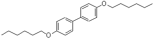 structure of CAS# 142450-58-6, 4,4'-Bis(Hexyloxy)Biphenyl;1-hexoxy-4-(4-hexoxyphenyl)benzene;1-hexyloxy-4-(4-hexyloxyphenyl)benzene;4,4'-Bis(hexyloxy)-1,1'-biphenyl #