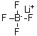 structure of CAS# 142818-03-9, Lithium Tetrafluoroborate;Lithium borofluoride;LITHIUM FLUOROBORATE;Lithium tetrafluoroborate, anhydrous 98%