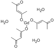 结构式 CAS# 14284-87-8, (OC-6-11)-三(2,4-戊烷二酮)-钆