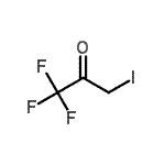 structure of CAS# 142921-30-0, 1,1,1-Trifluoro-3-Iodoacetone;1,1,1-trifluoro-3-iodoacetone;1-Iodo-3,3,3-trifluoroacetone;3-Iodo-1,1,1-trifluoroacetone