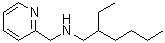 structure of CAS# 142937-33-5, 2-Ethyl-N-(2-Pyridinylmethyl)-1-Hexanamine;(2-ethylhexyl)(2-pyridylmethyl)amine;(2-Ethyl-hexyl)-pyridin-2-ylmethyl-amine;N-(2-ethylhexyl)-N-(pyridin-2-ylmethyl)amine