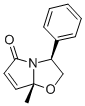 structure of CAS# 143140-06-1, (3S,7aR)-7a-Methyl-3-Phenyl-2,3-Dihydropyrrolo[5,1-b][1,3]Oxazol-5-One;(3S,7Ar)-7A-Methyl-3-Phenyl-2,3-Dihydropyrrolo[5,1-B]Oxazol-5-One;(3S-Cis)-()-2,3-Dihydro-7A-Methyl-3-Phenylpyrrolo[2,1-B]Oxazol-5(7Ah)-One;458570_Aldrich