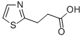 structure of CAS# 144163-65-5, 2-Thiazolepropanoic Acid;3-(1,3-Thiazol-2-Yl)Propanoic Acid;3-THIAZOL-2-YL-PROPIONIC ACID;3-(2-THIAZOLYL)PROPIONIC ACID