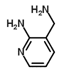 structure of CAS# 144288-48-2, 3-(Aminomethyl)-2-Pyridinamine;3-(aminomethyl)-2-pyridinamine;3-PYRIDINEMETHANAMINE,2-AMINO;3-Pyridinemethanamine,2-amino-