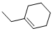 structure of CAS# 1453-24-3, 1-Ethylcyclohexene;Cyclohexene, 1-Ethyl-;Nsc74155