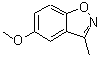 structure of CAS# 145508-90-3, 5-Methoxy-3-Methyl-1,2-Benzoxazole;1,2-Benzisoxazole, 5-methoxy-3-methyl-