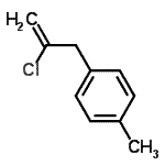 结构式 CAS# 14568-97-9, 1-(2-氯-2-丙烯-1-基)-4-甲基苯