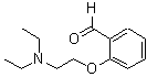 结构式 CAS# 14573-92-3, 2-[2-(二乙基氨基)乙氧基]苯甲醛