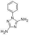 structure of CAS# 14575-59-8, 1-Phenyl-1H-1,2,4-Triazole-3,5-Diamine;(5-Amino-2-Phenyl-1,2,4-Triazol-3-Yl)Amine;Zinc00039697;Nsc121251