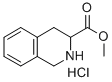 structure of CAS# 146074-43-3, (3R)-1,2,3,4-Tetrahydro-3-Isoquinolinecarboxylic Acid Methyl Ester Hydrochloride;(S)-L-1,2,3,4-TETRAHYDROISOQUINOLINE-3-CARBOXYLIC ACID METHYL ESTER HYDROCHLORIDE;(S)-1,2,3,4-TETRAHYDRO-3-ISOQUINOLINECARBOXYLIC ACID METHYL ESTER HYDROCHLORIDE;(S)-1,2,3,4-TETRAHYDROISOQUINOLINE-3-CARBOXYLIC ACID METHYL ESTER HYDROCHLORIDE